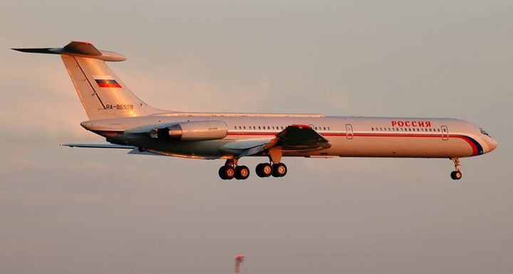 [서울=뉴시스]러시아 공군이 운항하는 항공기가 최근 북한을 자주 방문하고 있다. 사진은 러시아 공군 소속 Il-62M(RA-86559) 항공기.(출처=NK 뉴스) 2026.4.25. *재판매 및 DB 금지