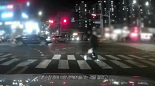 [서울=뉴시스] 경기도 북부에서 관할구역을 순찰하던 한 경찰관이 비정상적으로 운전하는 차량을 목격했다. 이 경찰관은 운전자 A씨의 음주 측정을 시도했는데, A씨는 폭력적인 반응을 보인 끝에 공무집행방해 혐의로 체포됐다. (영상=경찰청 공식 유튜브 채널 캡처) *재판매 및 DB 금지