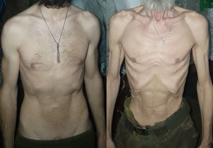 [서울=뉴시스] 우크라이나 군 가족이 SNS(스레드)에 게시한 최전방 병사들. (사진=스레드 i.petrovna_ 계정 캡처) 2026.04.26.