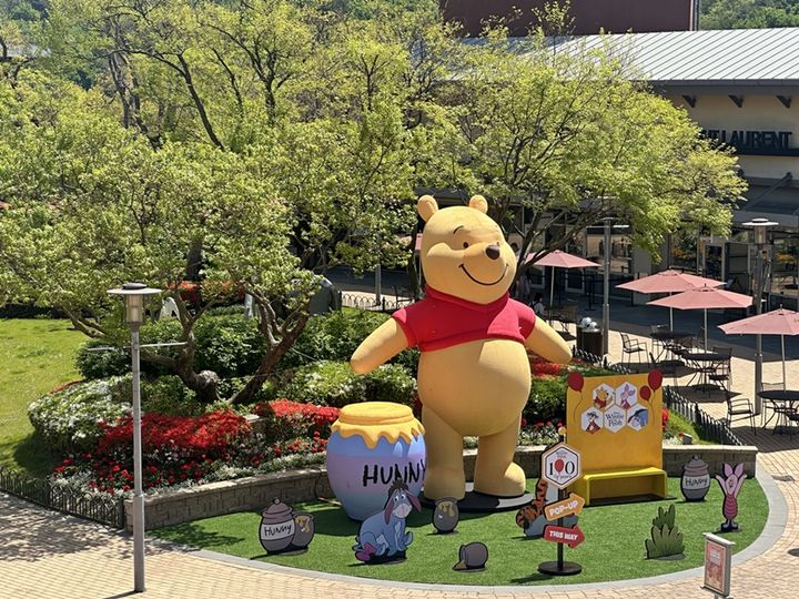 [서울=뉴시스] 곰돌이 푸 포토존. (사진=신세계사이먼 제공) *재판매 및 DB 금지