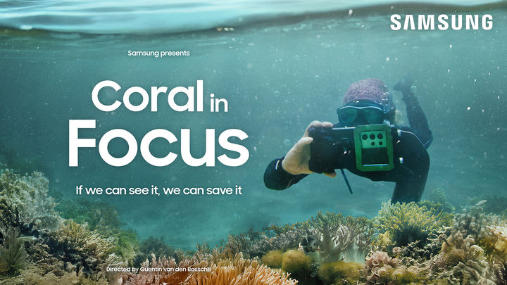 [서울=뉴시스] 삼성전자가 갤럭시 카메라 기술을 활용한 산호초 보호 프로젝트 '코랄 인 포커스'로 국제 어워드 잇달아 수상했다. (사진=삼성전자 제공) photo@newsis.com *재판매 및 DB 금지