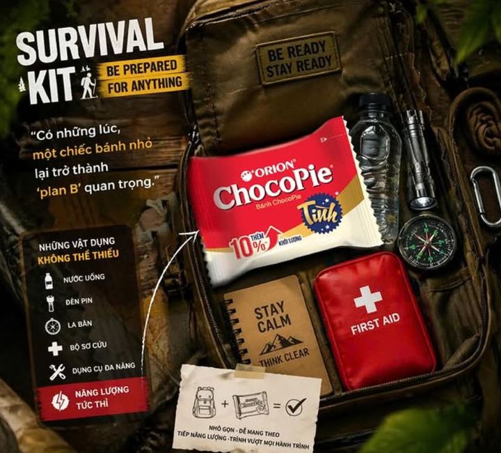 [서울=뉴시스] 등산 중 조난 당한 베트남 대학생이 초코파이를 먹으면서 버텼고 무사히 구조된 것으로 알려졌다. (사진=오리온 베트남 법인 인스타그램 캡처) *재판매 및 DB 금지