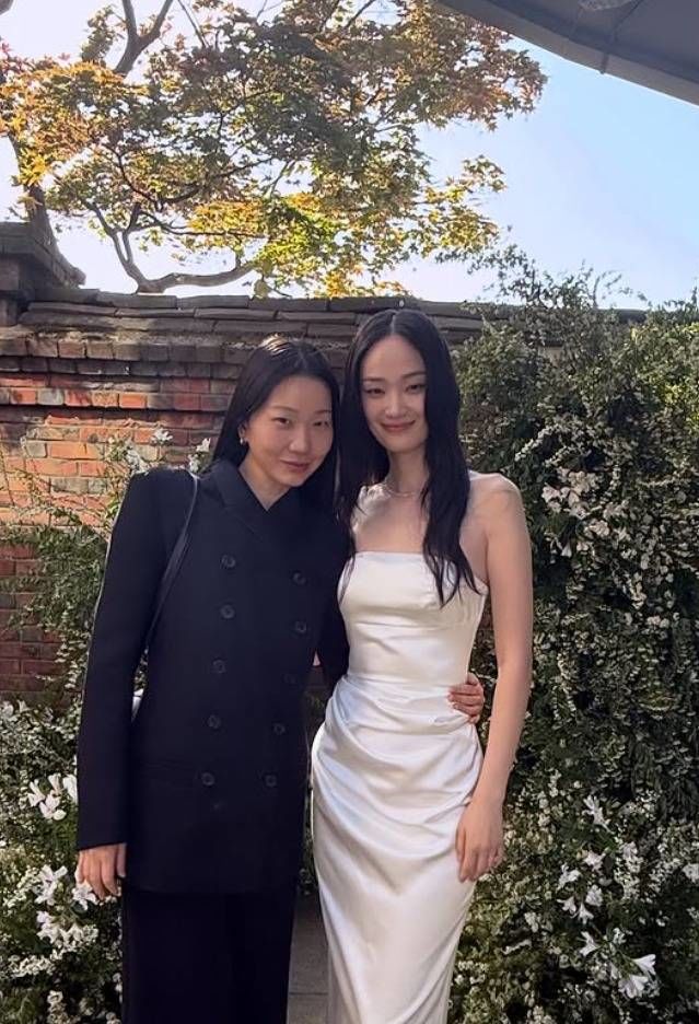 극비 스몰웨딩 모델 신현지 결혼식 공개 "너 예쁘더라"