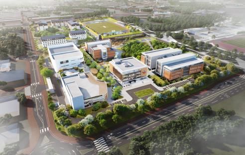 [제주=뉴시스] 제주영어교육도시 풀턴 사이언스 아카데미 애서튼(FSAA) 조감도. (사진=제주국제자유도시개발센터 제공) 2026.04.27. photo@newsis.com *재판매 및 DB 금지