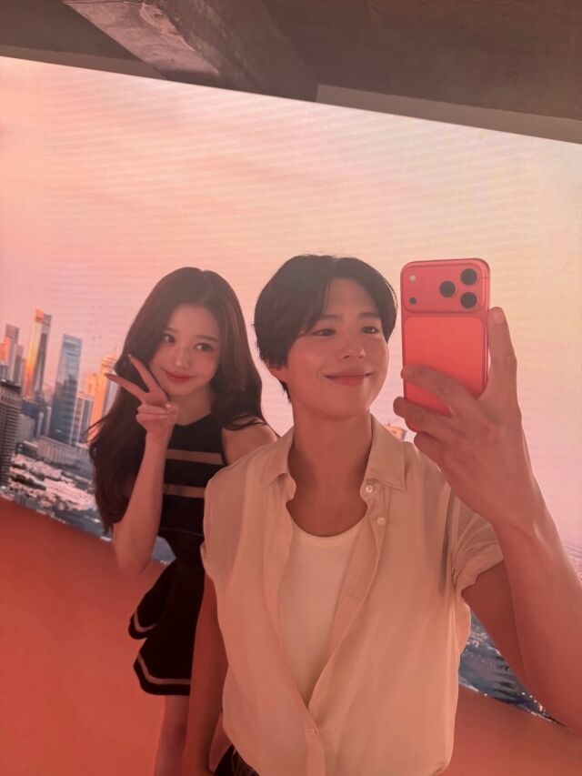 [서울=뉴시스]박보검, 장원영(사진=SNS 캡처) 2026.04.27. photo@newsis.com *재판매 및 DB 금지