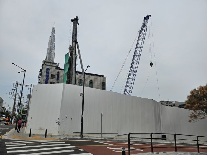 [서울=뉴시스] 김여림 인턴기자 = 단지 공사 현장으로, ‘더 리치먼드 미아’가 들어설 사업지 모습이다. *재판매 및 DB 금지