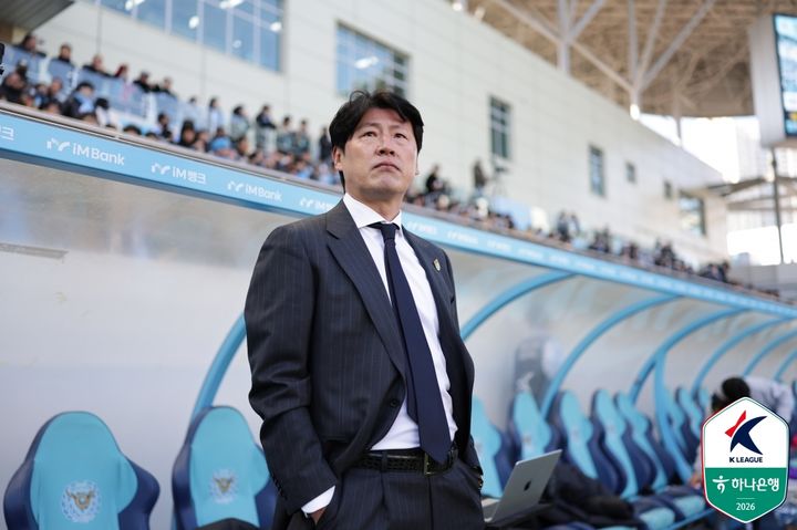 [서울=뉴시스] 프로축구 K리그2 전남 드래곤즈의 박동혁 감독. (사진=한국프로축구연맹 제공) *재판매 및 DB 금지