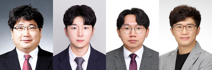 [서울=뉴시스] (왼쪽부터) 동국대 기계로봇에너지공학과 김흥수 교수, 이진우 교수, 김영성 교수, 에너지신소재공학과 김현석 교수. (사진=동국대 제공) 2026.04.28. photo@newsis.com *재판매 및 DB 금지
