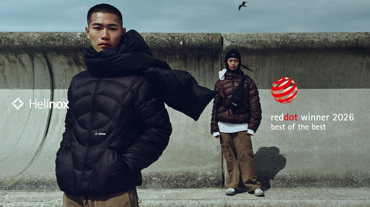 코오롱인더스트리FnC부문이 전개하는 헬리녹스 웨어의 '이클립스 팩 다운자켓'이 세계적 권위의 디자인 공모전 '레드닷 디자인 어워드 2026 제품 디자인' 부문에서 '베스트 오브 더 베스트'(BOB)를 수상했다. *재판매 및 DB 금지