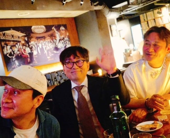 [서울=뉴시스]장현성(왼쪽부터), 장항준, 김진수(사진=SNS 캡처) 2026.04.28. photo@newsis.com *재판매 및 DB 금지