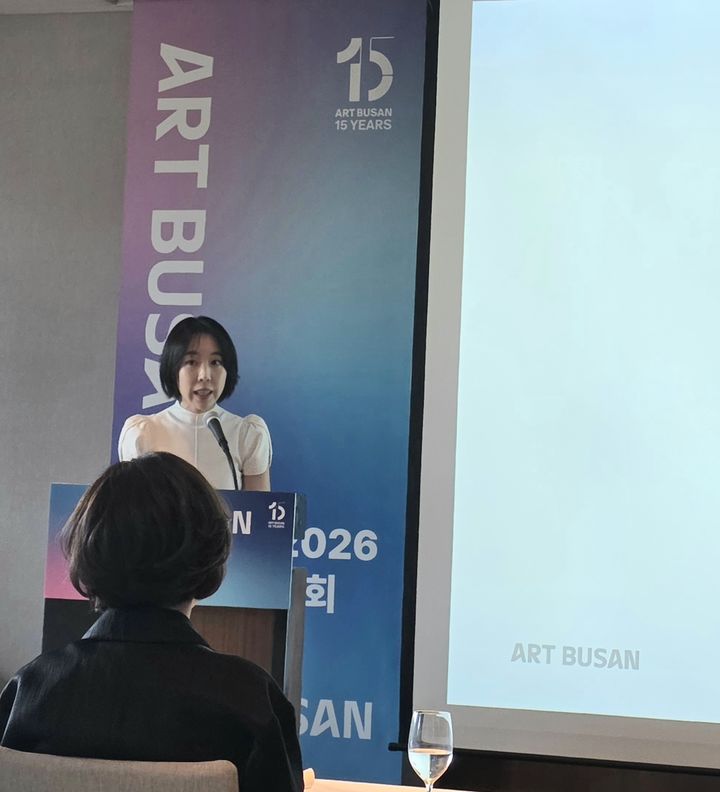 [사진=박현주 미술전문기자] 아트부산 정선주 총괄이사 *재판매 및 DB 금지