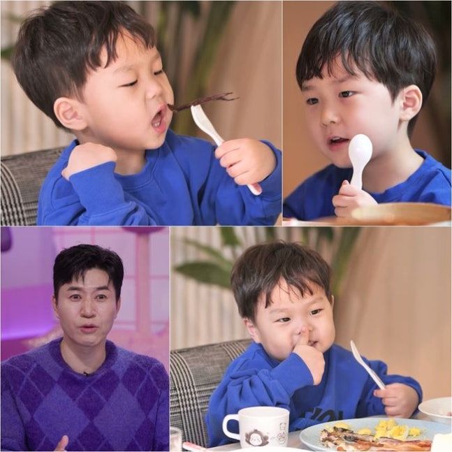 [서울=뉴시스] 펜싱 선수 김준호의 아들 정우가 대만 여행 중 까나리 먹방을 선보인다. (사진= KBS) 2026.04.28. photo@newsis.com *재판매 및 DB 금지