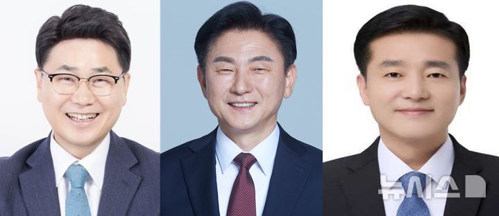 [의정부=뉴시스]왼쪽부터 더불어민주당 김원기, 국민의힘 김동근, 진보당 이준일(사진=뉴시스 DB)photo@newsis.com
