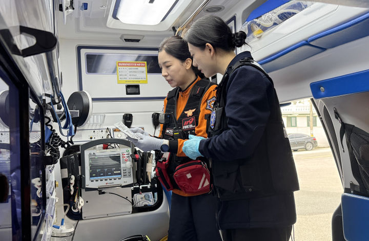 [광주소식]광산소방서, 공군 의무요원 구급차 동승 실습 등