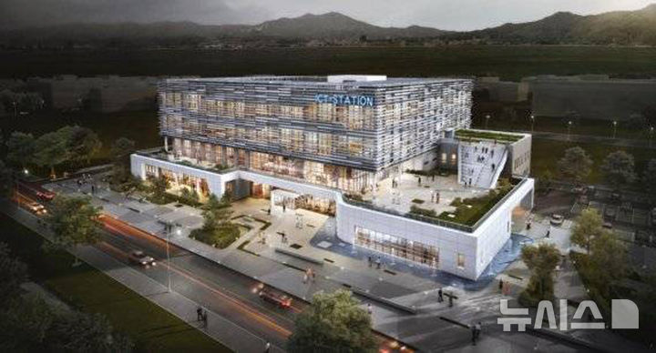 나주혁신산업단지에 위치한 '나주 에너지ICT 지식산업센터' 조감도. (이미지=나주시 제공) photo@newsis.com *재판매 및 DB 금지