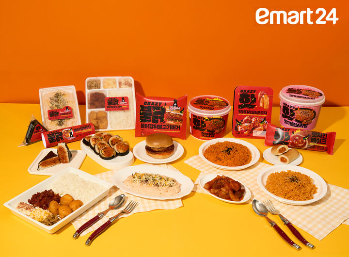 이마트24 불닭·핫 간편식. (사진=이마트24 제공) *재판매 및 DB 금지