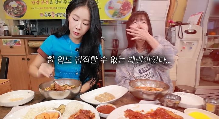 [서울=뉴시스] 그룹 '씨스타' 출신 솔로 가수 소유와 유튜버 쯔양. (사진=쯔양 유튜브 캡처) *재판매 및 DB 금지