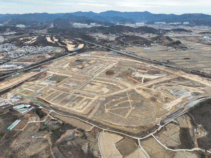 [순천=뉴시스] 코스트코 순천점이 들어설 예정인 순천시 해룡면 선월지구. (사진=순천시 제공) 2026.04.29. photo@newsis.com *재판매 및 DB 금지