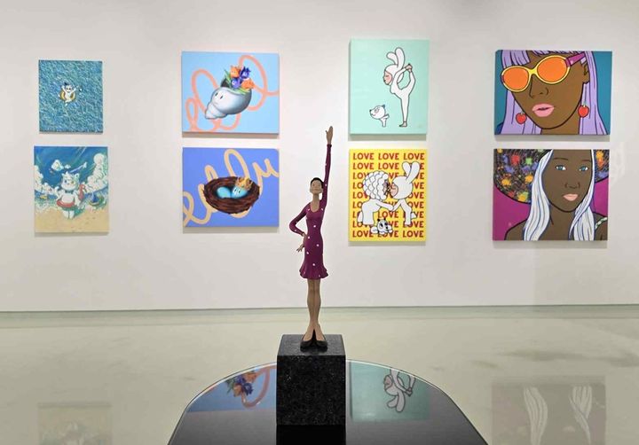 아이프칠드런 ‘엔젤아티스트 60인’ 특별전 《눈을떠요》 전시 전경. *재판매 및 DB 금지