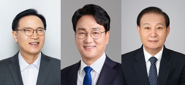 [수원=뉴시스] 임태희(사진 왼쪽부터)·안민석·이해문 경기도교육감 예비후보. (사진=중앙선거관리위원회 홈페이지) photo@newsis.com *재판매 및 DB 금지