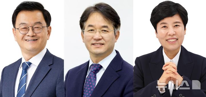 [고양=뉴시스]왼쪽부터 더불어민주당 민경선, 국민의힘 이동환, 진보당 송영주.(사진=뉴시스 DB)photo@newsis.com