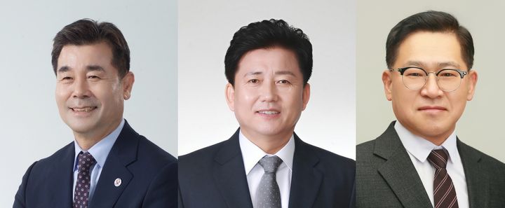 [울산=뉴시스] 왼쪽부터 가나다 순으로 김영길 중구청장과 박태완·장현수 중구청장 예비후보. (사진=뉴시스 DB). photo@newsis.com *재판매 및 DB 금지