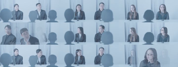 강우혁, 〈왜 날 위한 계획을 세우지 않은 거죠_〉, 2026, 3채널 비디오, 컬러, 사운드, 47분 *재판매 및 DB 금지