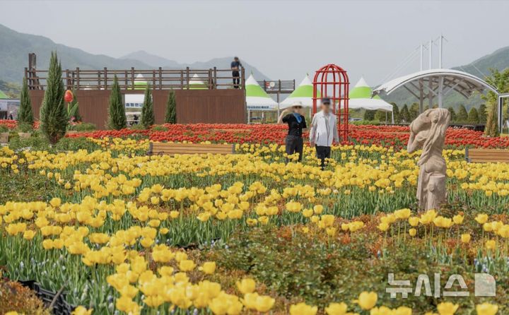 [포천=뉴시스] 한탄강 가든 페스타. photo@newsis.com