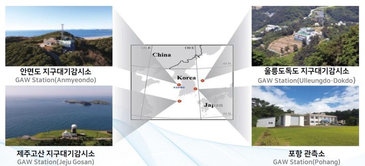 [서울=뉴시스] 국내 지구대기감시소 (자료=기상청 제공) 2026.04.30. photo@newsis.com *재판매 및 DB 금지
