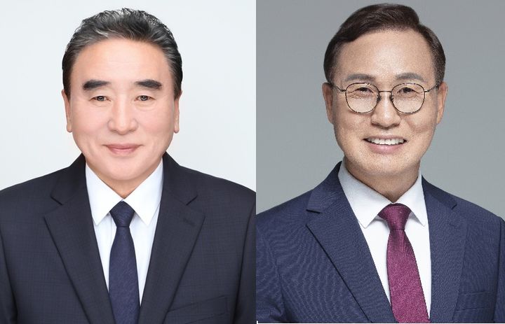 [태안=뉴시스] 충남 태안군수 후보(왼쪽부터 강철민, 윤희신). (사진=중앙선거관리위원회 통계시스템 갈무리) 2026.04.30. photo@newsis.com *재판매 및 DB 금지