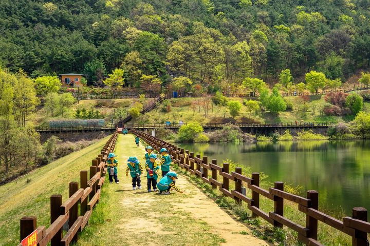 [구미=뉴시스] 옥성자연휴양림 반려동물 동반객실 조성. (사진=구미시 제공) 2026.04.30 photo@newsis.com *재판매 및 DB 금지
