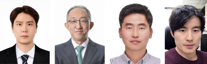 [서울=뉴시스] (왼쪽부터) 서울시립대 서민재 교수, 최중호 교수, 강명곤 교수, 김윤 교수. (사진=서울시립대 제공) 2026.04.30. photo@newsis.com *재판매 및 DB 금지