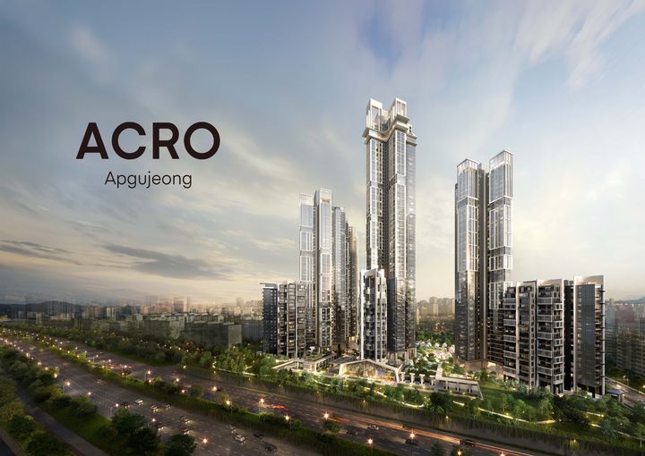 [서울=뉴시스] '아크로 압구정' 단지 투시도 (사진=DL이앤씨 제공) 2026. 4. 30. *재판매 및 DB 금지