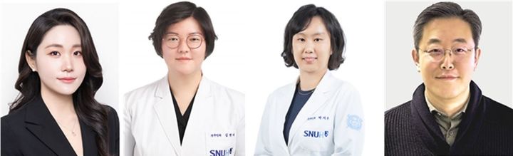 [서울=뉴시스] (왼쪽부터) 고려대 바이오의공학과 김승민 박사과정(제1저자), 분당서울대병원 산부인과 김현지 교수(제1저자), 박지윤 교수, 고려대 바이오의공학과 최연호 교수. (사진=고려대 제공) 2026.04.30. photo@newsis.com *재판매 및 DB 금지
