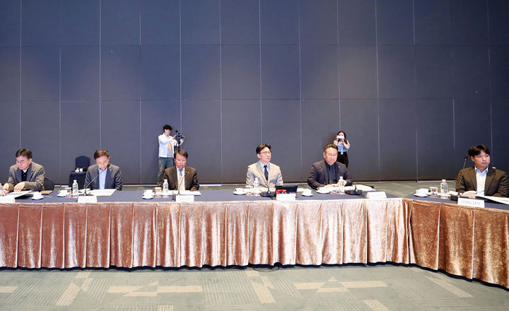 강원랜드는 30일 본사에서 남한규 대표이사직무대행 주재로 확대간부회의를 개최하고 있다.(사진=강원랜드 제공) *재판매 및 DB 금지