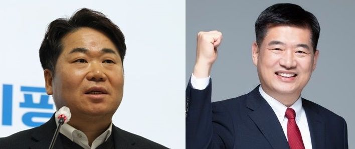 [아산=뉴시스] (왼쪽부터) 더불어민주당 오세현 아산시장 후보, 국민의힘 맹의석 아산시장 후보. (사진=뉴시스DB) 2026.05.01 photo@newsis.com *재판매 및 DB 금지