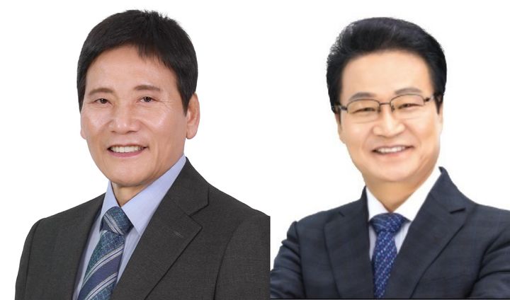 [대구=뉴시스] 왼쪽부터 더불어민주당 김성태, 국민의힘 김용판 달서구청장 후보. 2026.05.04. photo@newsis.com *재판매 및 DB 금지