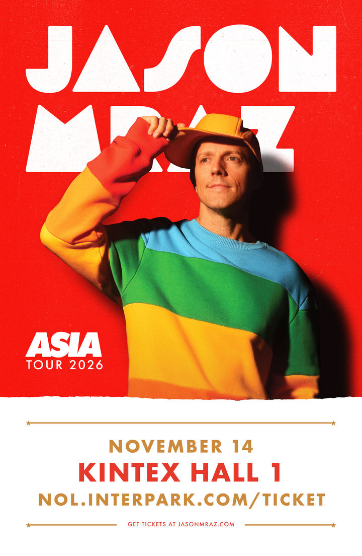 [서울=뉴시스] 제이슨 므라즈 내한공연 포스터. (사진 = 엑세스엑스 제공) 2026.04.30. photo@newsis.com *재판매 및 DB 금지