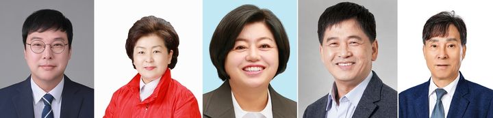 [울산=뉴시스] 김대연(왼쪽부터)·천기옥·박문옥·이장우·손삼호 동구청장 예비후보. (사진=뉴시스 DB). photo@newsis.com *재판매 및 DB 금지