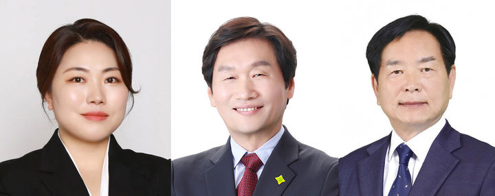 경산시장 출마 후보. (왼쪽부터) 더불어민주당 김기현 후보, 국민의힘 조현일 후보, 무소속 최병국 후보&nbsp; *재판매 및 DB 금지