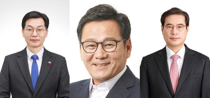 왼쪽부터 김중남,김홍규,김동기 강릉시장 후보.(사진=뉴시스DB)photo@newsis.com *재판매 및 DB 금지