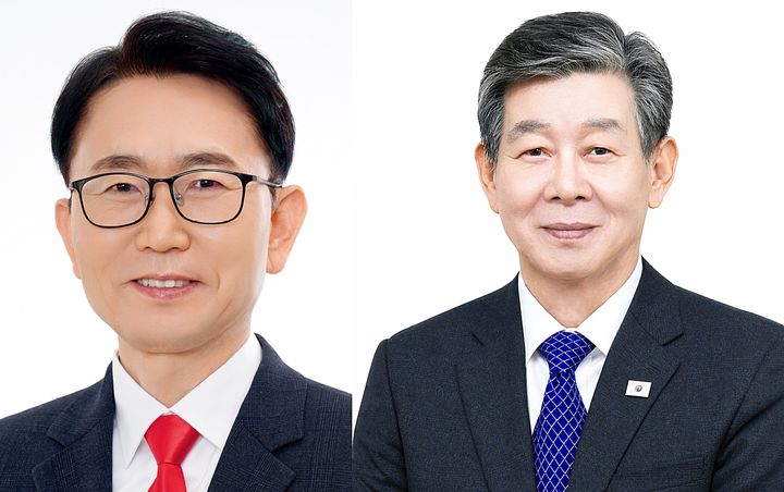 [대구=뉴시스] 6·3 지방선거 대구 서구청장 후보군. 왼쪽부터 권오상, 최규식. (사진=중앙선거관리위원회 제공) 2026.05.02. photo@newsis.com *재판매 및 DB 금지