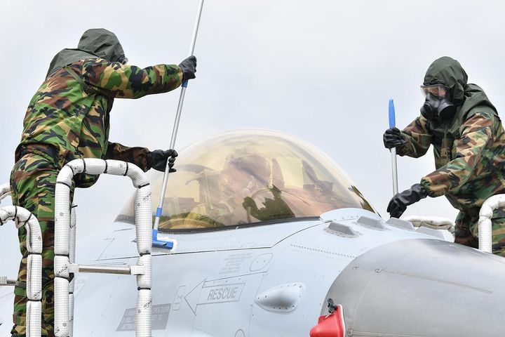 [뉴시스 앵글]공군 19전비, 실전 같은 전투태세 훈련