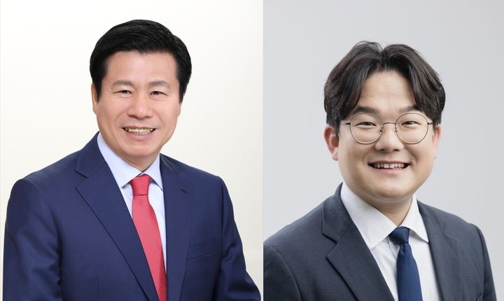 [대구=뉴시스] 왼쪽부터 국민의힘 류규하, 더불어민주당 오영준 대구 중구청장 후보. 2026.05.04. photo@newsis.com *재판매 및 DB 금지
