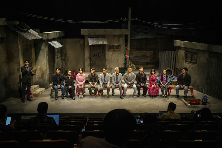 [서울=뉴시스] 연극 '마트로시카' 인터뷰 모습 (사진=호라이즌웍스 제공) 2026.04.30. photo@newsis.com *재판매 및 DB 금지