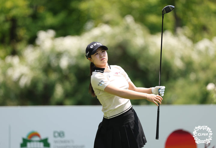 [서울=뉴시스] KLPGA 투어 제1회 DB위민스 챔피언십 첫날 단독 선두에 오른 고지원. (사진=KLPGA 제공) 2026.04.30. *재판매 및 DB 금지