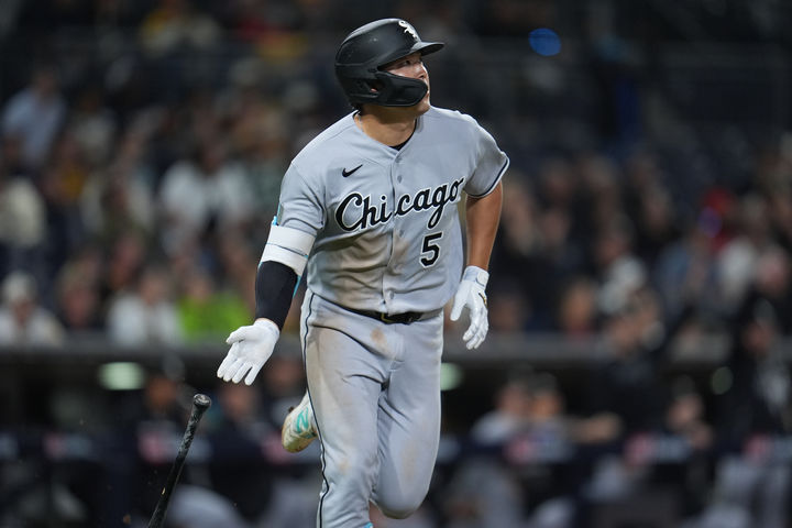 [샌디에이고=AP/뉴시스] 메이저리그(MLB) 시카고 화이트삭스 무라카미 무네타카. 2026.05.02.