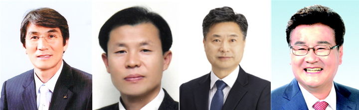 [평창=뉴시스] 왼쪽부터 박선규, 김길수, 엄상용, 최명서 영월군수 후보. (사진=뉴시스 DB). photo@newsis.com *재판매 및 DB 금지