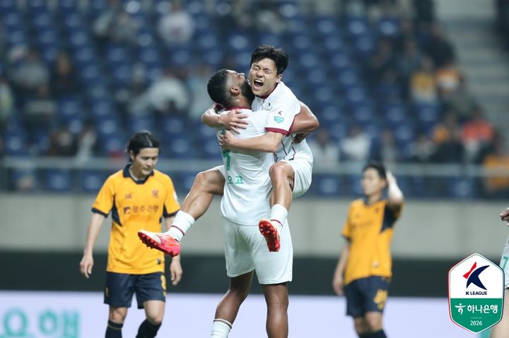 [서울=뉴시스] 프로축구 K리그1 대전하나시티즌의 정재희. (사진=한국프로축구연맹 제공) 2026.05.02. photo@newsis.com *재판매 및 DB 금지