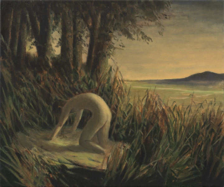 강철규 KANG Cheolgyu, 구토 Vomit, 2025, Oil on canvas, 38.5x45.7cm *재판매 및 DB 금지